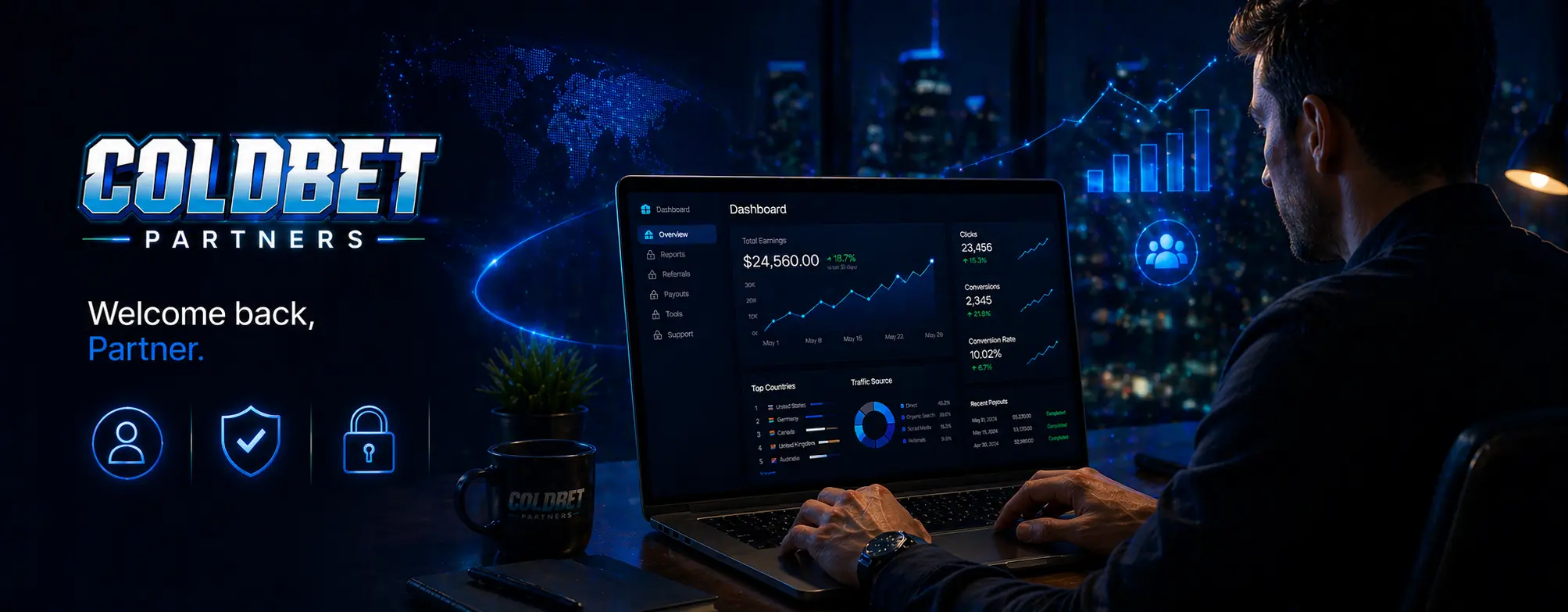 Coldbet Partners Login — Welcome Back Partner